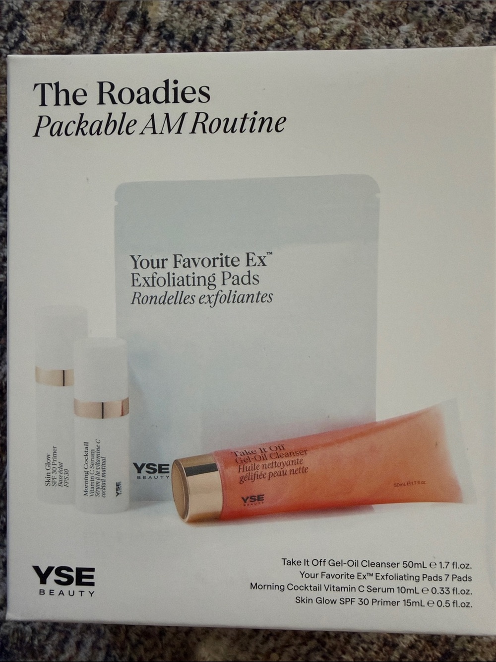 YSE Beauty-The Roadies- Packable AM Routine